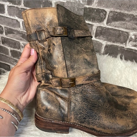 Bed Stu Cobbler Series sandover mid boots - Picture 2 of 4